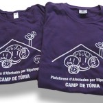 Camisetas camp turia plataforma afectados hipoteca - Valencia Serigrafia