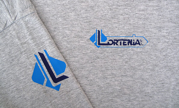 camisetas estampacion vinilo LORTENIA - valencia serigrafia
