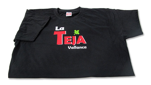 Camisetas vinilo La Teja - Valencia Serigrafia