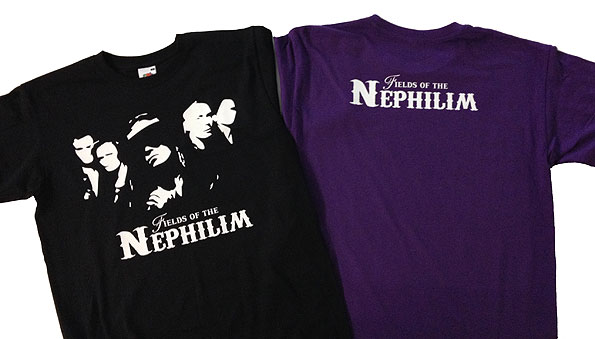 camisetas vinilo fields of the nephilim - valencia serigrafia